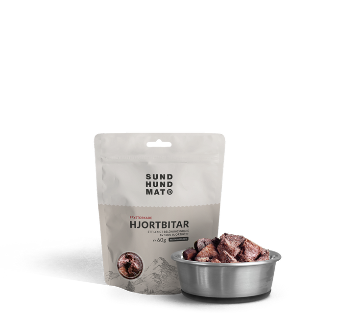 Frystorkade Hjortbitar 60g