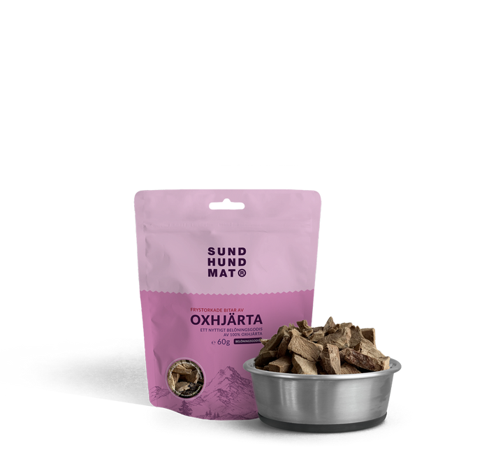 Frystorkat Oxhjärta 60g