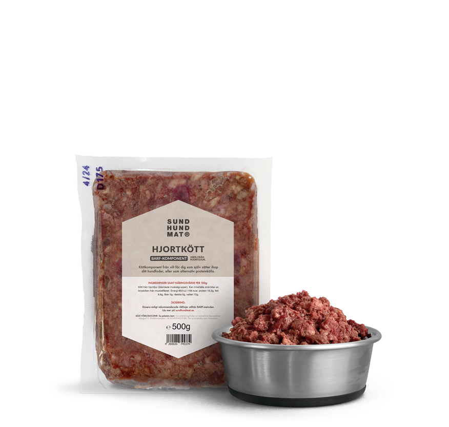 Hjortkött, 500g