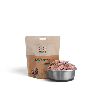 Frystorkade Lamabitar 60g
