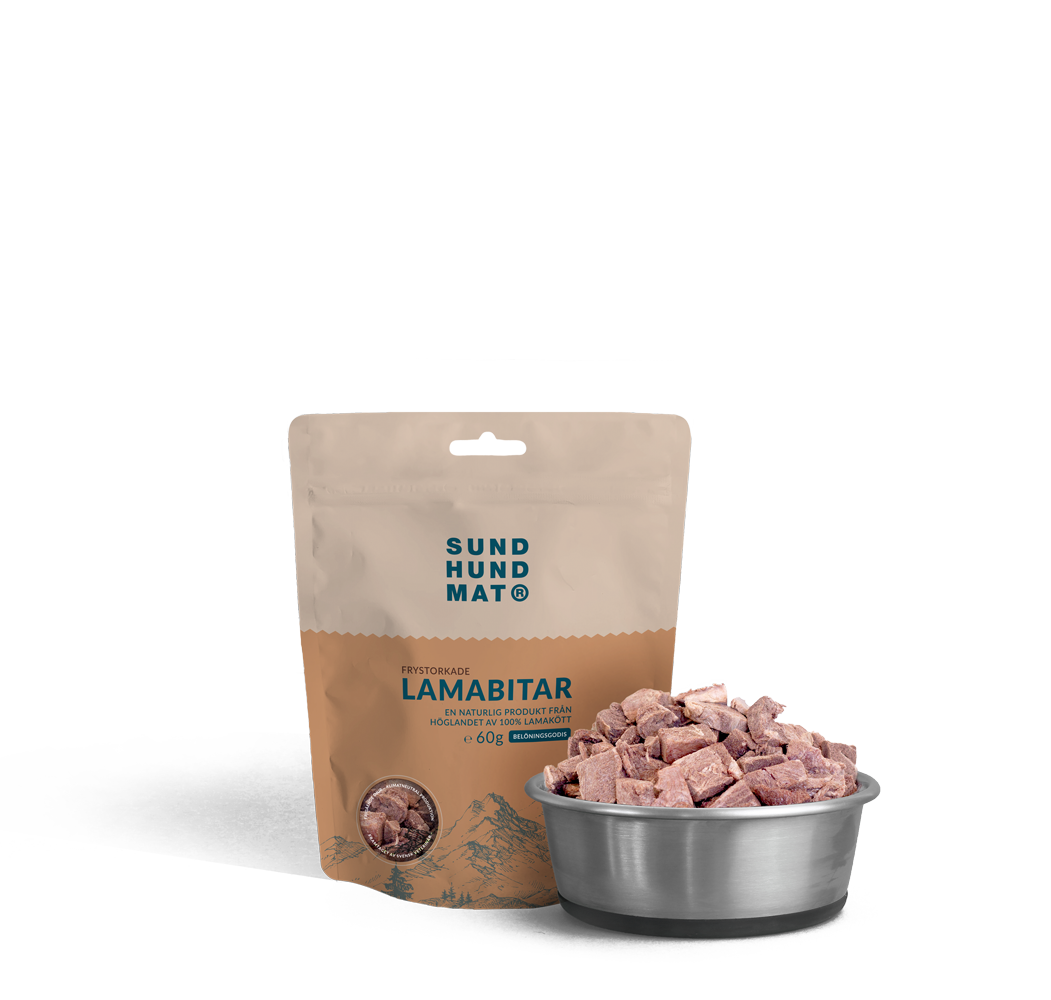 Frystorkade Lamabitar 60g