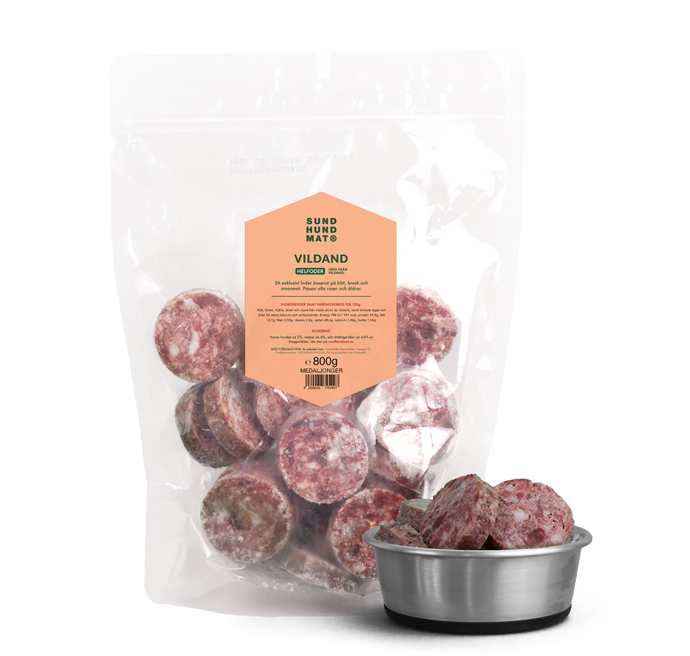 Vildand medaljonger, 800g
