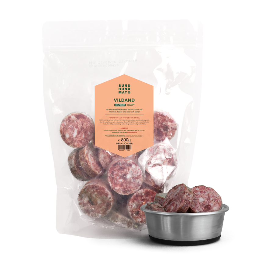 Vildand medaljonger, 800g