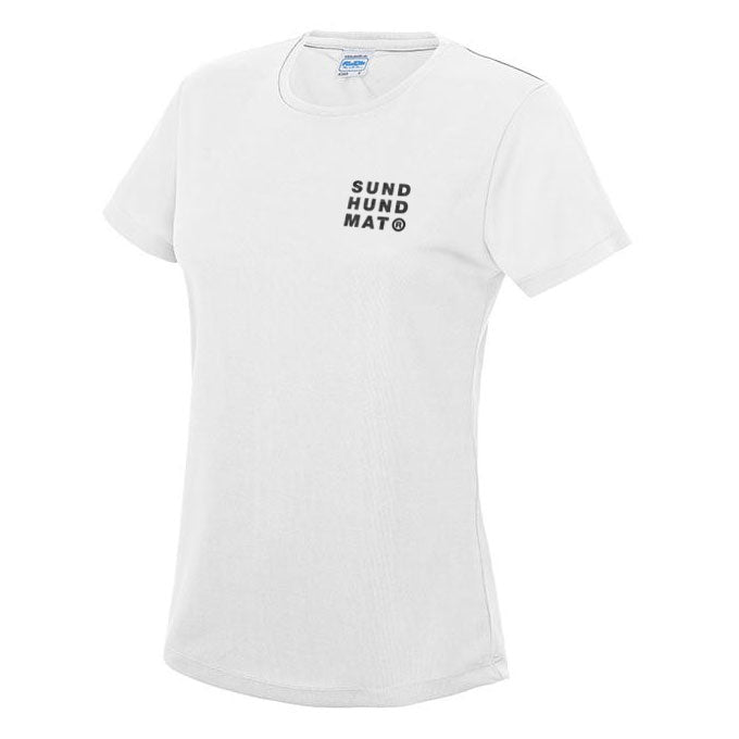 Sund Hundmat vit tränings-tshirt AWDis | Dam